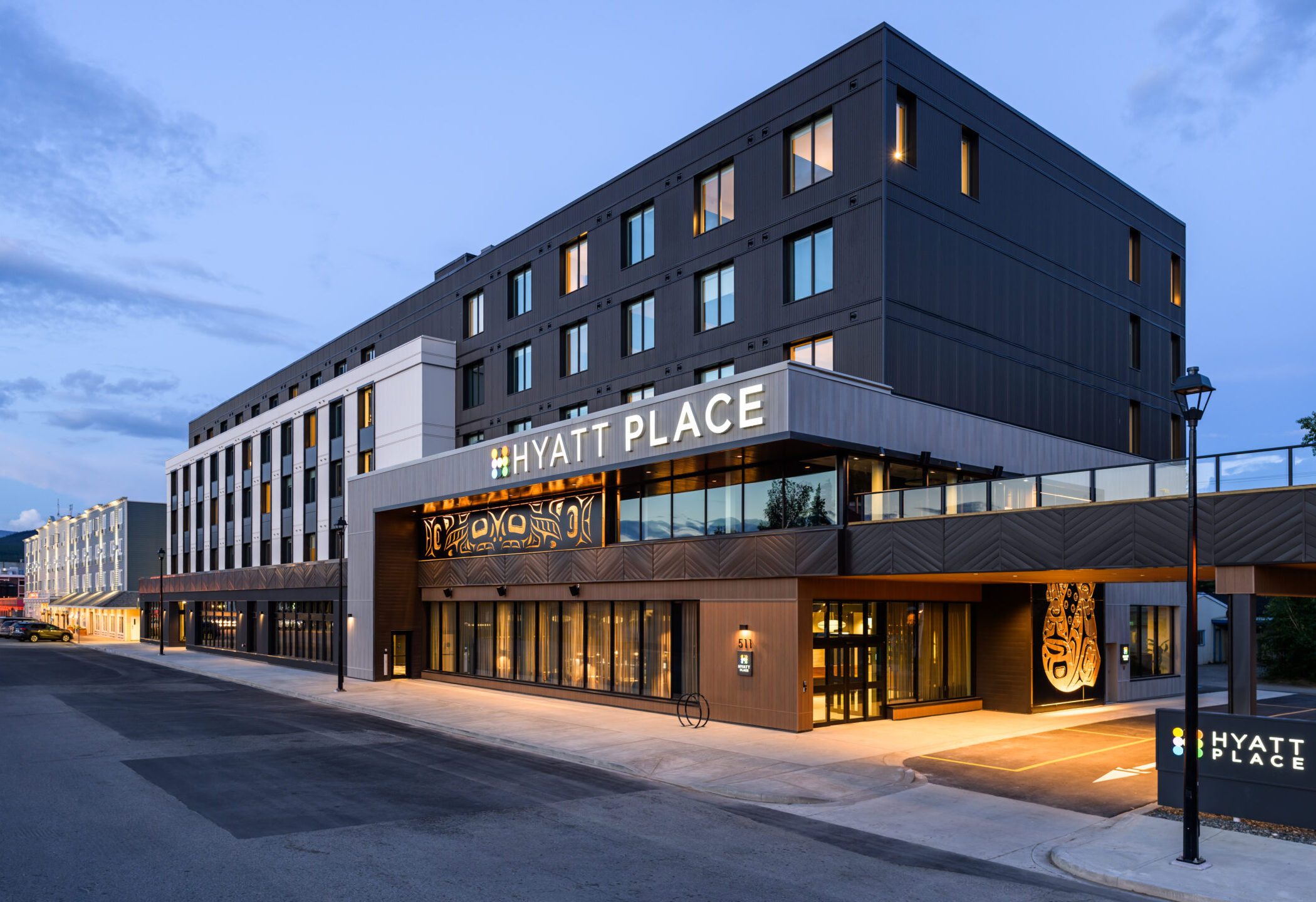 Exterior of Hyatt Place Whitehorse in the Yukon